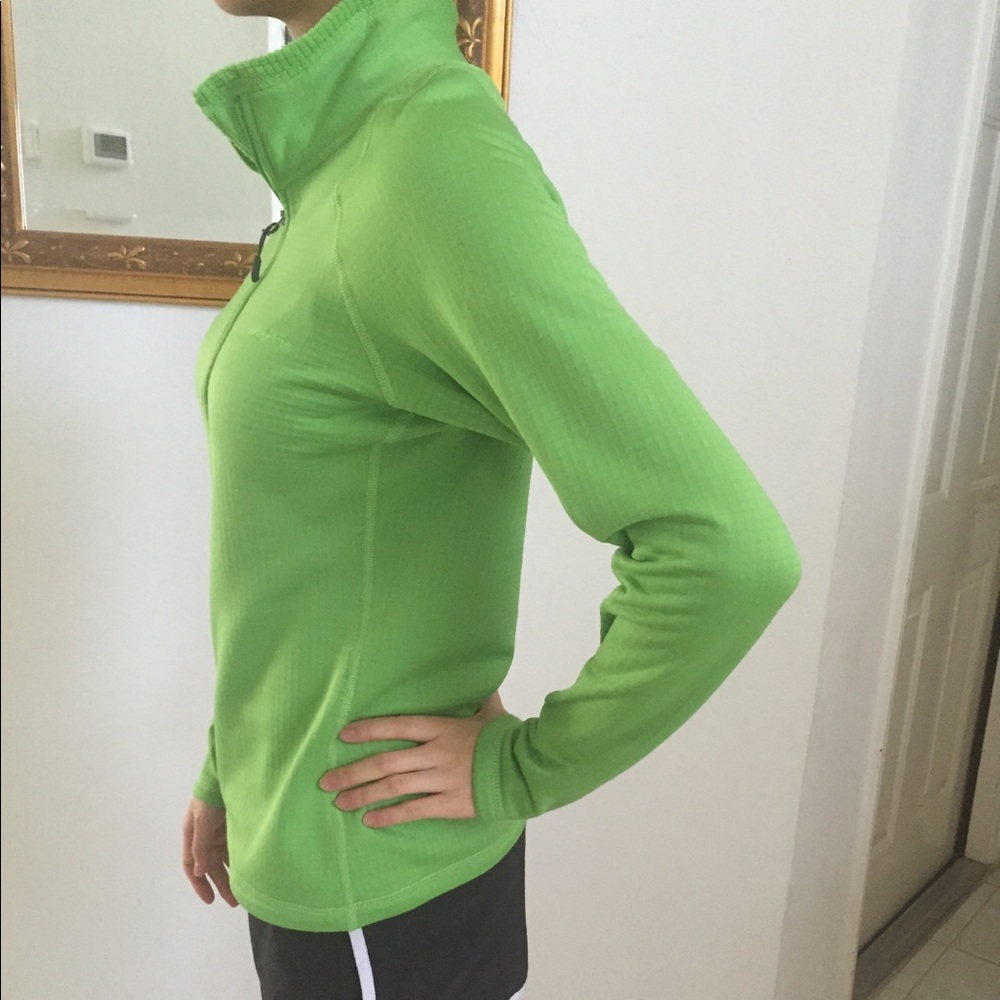 Patagonia - Grn Microfiber Fleece Half-Zip - Sz XS